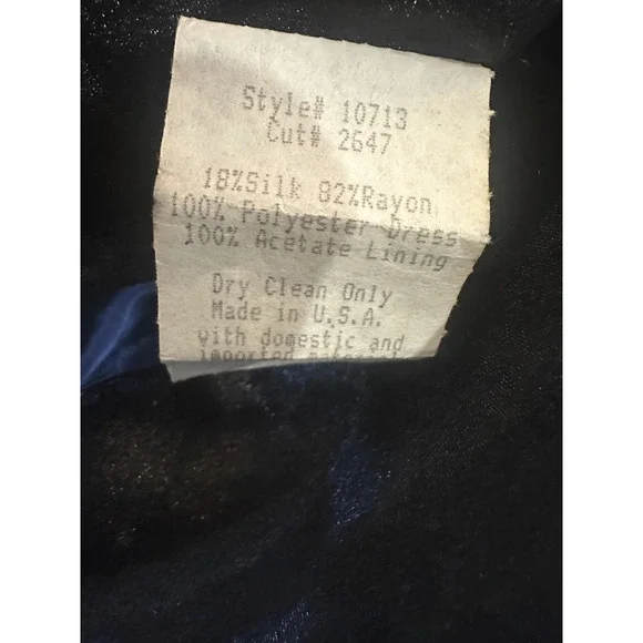 NWT Vintage Ever Beauty Jacket Black Velvet Size 10 Whimsigoth Dark Romantic - Picture 14 of 16